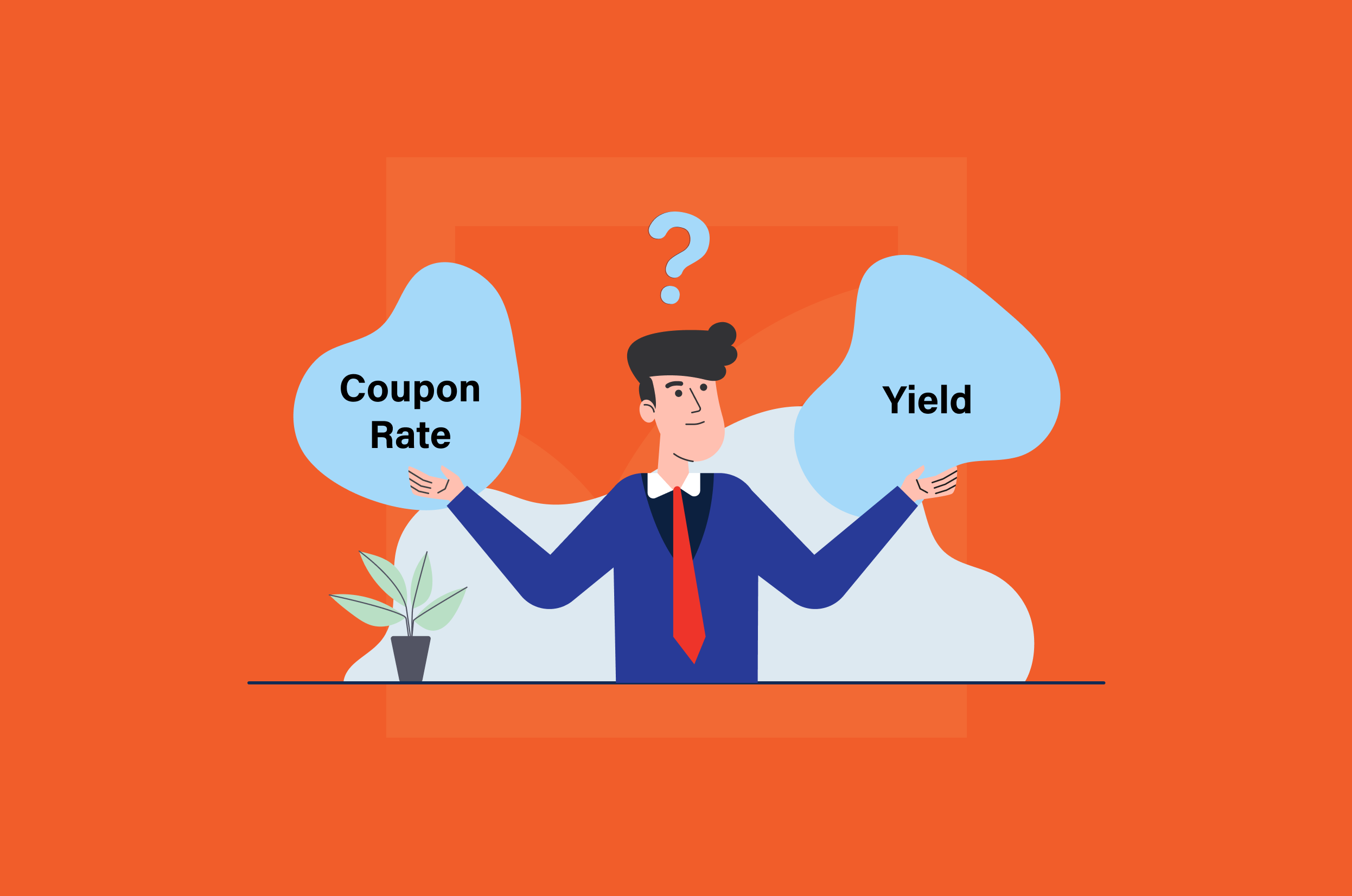 Coupon rate vs yield